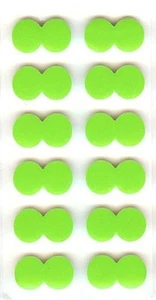Palsa Pinch-on-Floats Highly Buoyant Foam Pack of 24 Chartreuse - Picture 1 of 1