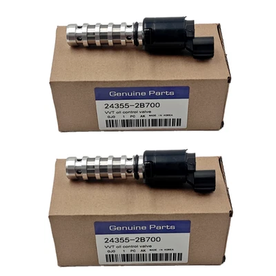 NEW 2PCS for KIA RIO SOUL HYUNDAI ACCENT 1.6L VVT Variable Valve Timing Solenoid - Image 1 of 4