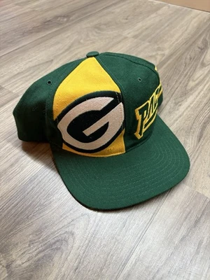 Sombrero de colección Green Bay Packers bloque de color aguja americana 6 paneles Snapback Foto 1 de 4