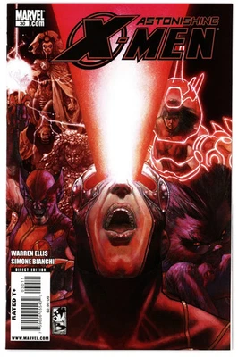 Astonishing X-Men (2004) #30 VF/NM 9.0 Simone Bianchi Cyclops Cover Warren Ellis - Image 1 of 2