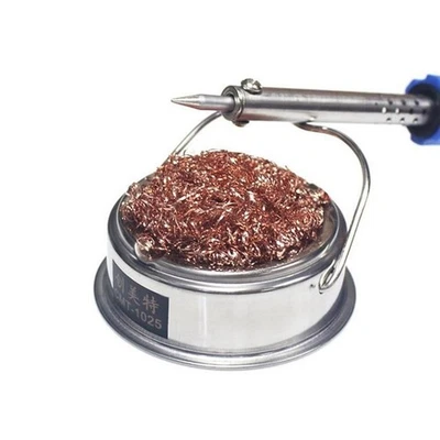 Fer ?? souder maille filtre buse nettoyeur acier inoxydable ??tain scories boule - Photo 1/4