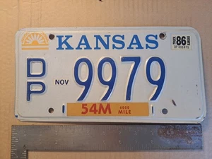 License Plates, Kansas, Farm Truck, DP (Doniphan County) 9979 - Bild 1 von 2