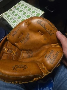 Guanto da baseball vintage Wilson A2516 Catchers R/H doppia azione Carlton Fisk PRO-TOE - Foto 1 di 10