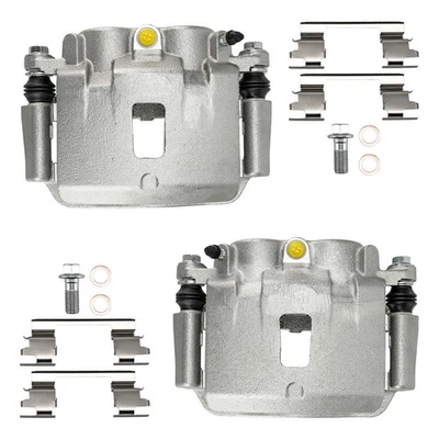 Par de pinzas de freno traseras con soporte para Chevy Express 2500 3500 GMC Savana 2500 Foto 1 de 4