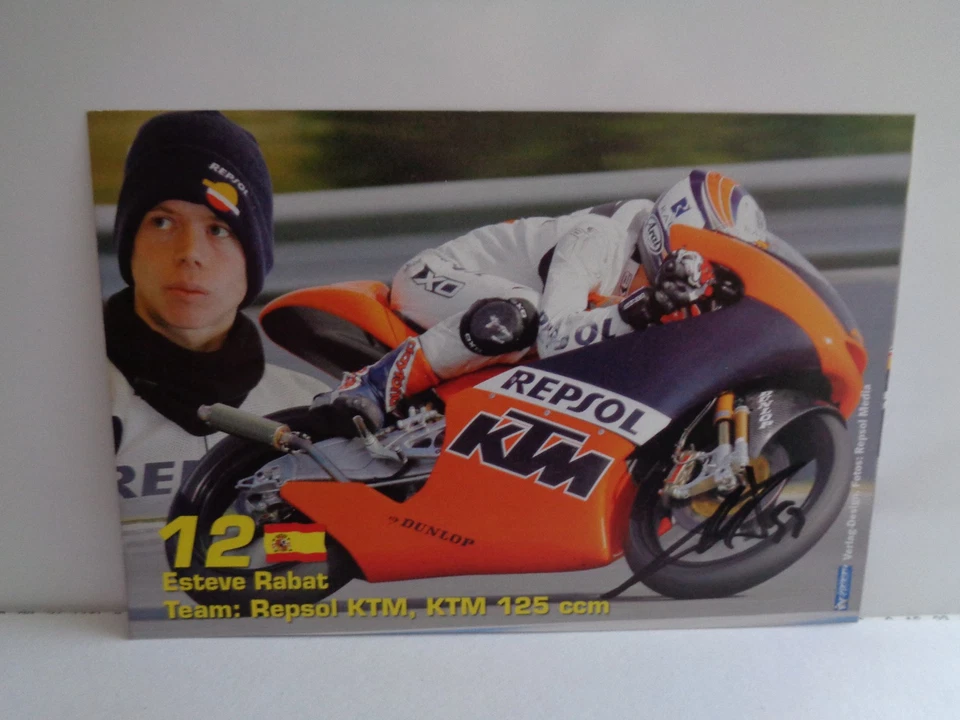 Esteve "Tito" Rabat - original signierte Autogrammkarte aus dem Magazin "Speed" - Bild 1 von 1