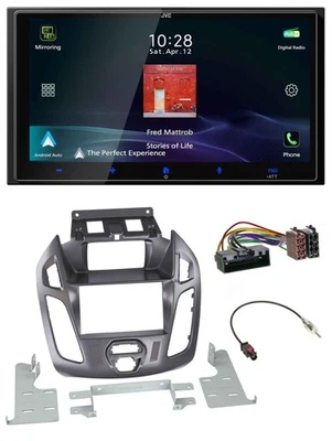 JVC USB Bluetooth 2DIN DAB MP3 Autoradio für Ford Transit mit Display 2012-2018 - Bild 1 von 4