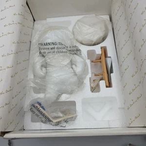 VTG 1999 DANBURY MINT PULLSBURY DOUGHBOY PORCELAIN DOLL RECIPE TIME W/ COOKBOOK - Picture 1 of 10