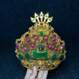 Exquisite collection with gemstone inlaid phoenix crown - Picture 1 of 9