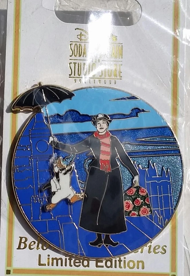 Disney Soda Fountain DSF Beloved Tales Mary Poppins LE 300 Pin en tarjeta Foto 1 de 1
