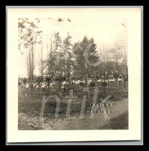 Foto, WK2, 268.I.D., Russlandfeldzug, Blick auf Heldenfriedhof, L279L - Bild 1 von 2