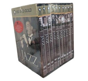 Jazz Complete PBS DVD Gold Documentary By Ken Burns 10 DVDs Brand New & Sealed - Picture 1 of 5