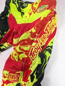 Pantalones de montar Troy Lee Designs GP para hombre 28 multicolor usados en excelente estado - Imagen 1 de 10