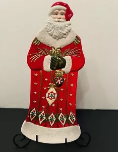 Fitz & Floyd "The Night Before Christmas" Weihnachtsmann Servierer 13" - Bild 1 von 6