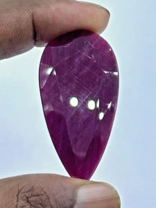 80.70 CT 50X25X6 MM NATURAL RUBY PAIR SHAPE UNIQUE BY PARVEENGEMS - Picture 1 of 4