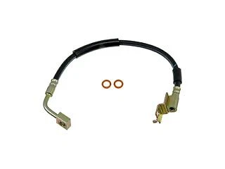 Mangueira de freio dianteira esquerda compatível com Jeep Cherokee, Comanche, Wagoneer - Imagem 1 de 2