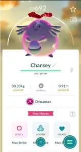 Pokémon Go - Shiny Dynamax Chansey (Comercio 20k polvo de estrellas o P T C 80k polvo de estrellas) - Imagen 1 de 1