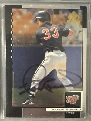 Aaron Rowand Autographed 2000 SP Top Prospects Card #129 Blue Jays - Image 1 of 3