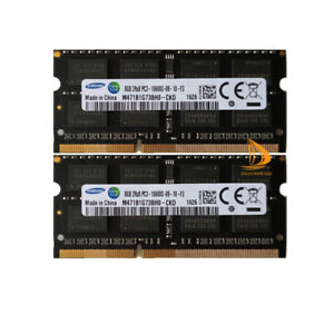 Samsung 2X 8GB 2RX8 DDR3 1333MHz PC3-10600S 204PIN SODIMM Laptop RAM Memory #16G