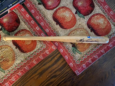 BOOG POWELL SIGNED Autograph Mini BAT Ohio National Financial Services - Image 1 of 2