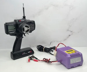 JR Racing XR3 3Channel 75MHz RC Controller + MRC Super Brain 959 Peak Charger - Picture 1 of 8