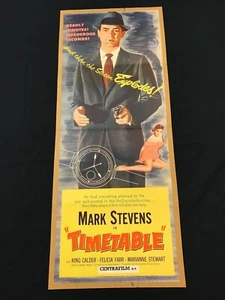 TIMETABLE original U.S INSERT - MARK STEVENS NOIR ART - Picture 1 of 1