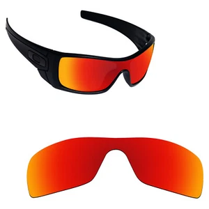 Scratch Proof Polarized Replacement Lens for-Oakley Batwolf Sunglass Red Mirror - Picture 1 of 3