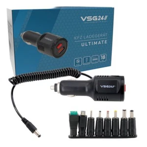 VSG24 Zigarettenanzünder KFZ Rückfahrmonitor Anschlusskabel 8 Adapter 12V-36V - Bild 1 von 4