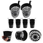  10 Pcs Large Flower Pots Small Nursery Plant Basket with Hook Home Planter