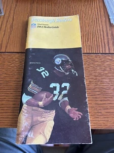 1984 Pittsburgh Steelers Media Guide Franco Harris - Picture 1 of 3