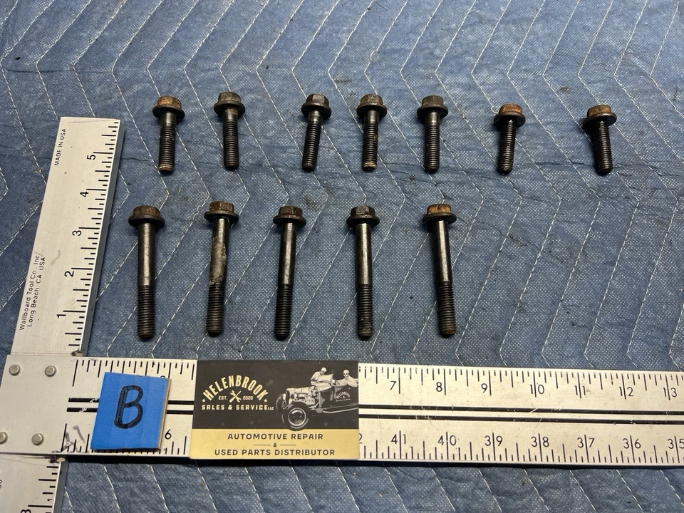 1998-2000 Volvo V70R V70 motor para transmissão campainha carcaça conjunto de parafusos fabricante de equipamento original #4004E - Imagem 1 de 4