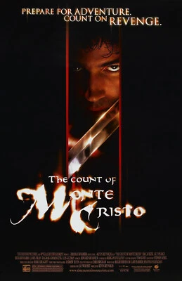 RICH HILL PRODUCTIONS AA4622 The Count of Monte Cristo Film By Kevin Reynolds 2002 Movie Poster 11x17