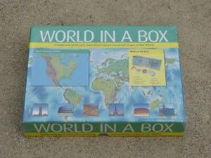 NEW & Sealed - WORLD IN A BOX North American Edition CDROM Map Creator Kit - Photo 1/3