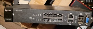 ZYXEL GS2200-8 8-PORT MANAGED SWITCH - RESET - UPDATED - Picture 1 of 1