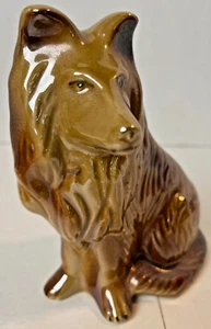 Vintage Collie Dog Figurine Lassie Ceramic Pottery Porcelain Brazil 4155 - Picture 1 of 10