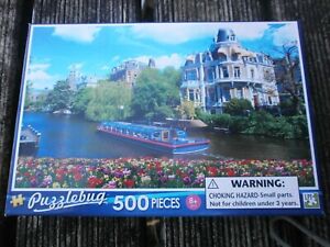 Puzzlebug -   Canals in Amsterdam - 500 pieces -  New