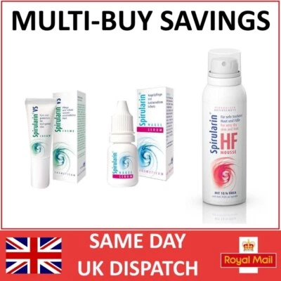 Spirularin NS Serum - HF Mousse - VS Cream - Fast Free UK Shipping