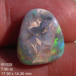 Lightning Ridge Opal 7.60 cts Natural Solid Australian Opal for Jewelry R1028 - Picture 1 of 1
