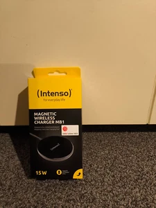 Intenso Magnetic Wireless Charger MB1 Schwarz, Neu - Zdjęcie 1 z 3