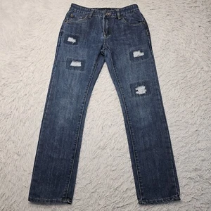 Boys Lucky Brand Mid Rise Billy Straight Leg Classic Blue Jeans Size 16 - Picture 1 of 15