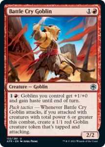 MTG Battle Cry Goblin NM-Mint Adventures in the Forgotten Realms - Picture 1 of 1