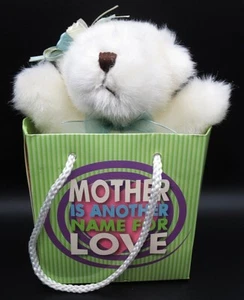 14 Vintage "MUTTER IST EIN ANDERER NAME FÜR DIE LIEBE" Bären im Beutel - Bild 1 von 3