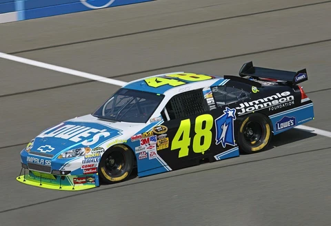 Jimmie Johnson #48 Lowe's NASCAR 13x19 Poster Gloss Photo Print F6U Cover