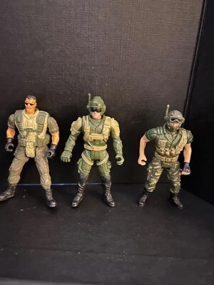 Lote de 3 figuras de acción de juguete Chap Mei SOLDIER FORCE IV Combate militar soldado Foto 1 de 4