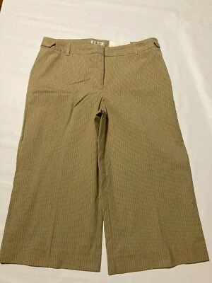 Nuevo Harold's Alex Moda Calce Gaucho Pierna Ancha Multicolor Rayas Pantalones Talla 10 Foto 1 de 4