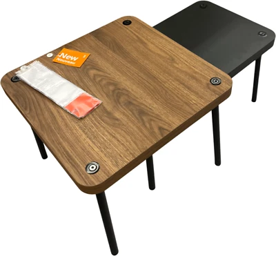 Brand New IKEA SONHULT Nesting Tables Set of 2 Gray/Walnut Effect 305.785.56 - Image 1 of 4