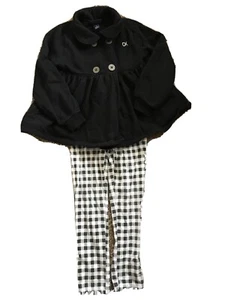 Calvin Klein Jeans Girls Outfit Size 5 Black & White - Picture 1 of 7