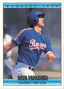 1992 Donruss Baseball Rob Maurer Texas Rangers #703 - Picture 1 of 2