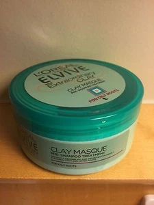 Máscara para el cabello de arcilla extraordinaria Loreal Elvive pre champú tratamiento de raíces aceitosas - Imagen 1 de 2