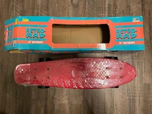 New Retro RAD 22" red skateboard in box  - Picture 1 of 3