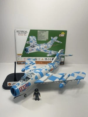 COBI Vietnam War MIG-17 NATO Code Fresco Fighter Plane Block Model Set # 2424 - Image 1 of 2